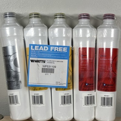 Watts Premier WP531109 RO Pure Plus Water Filter Replacement Kit Multi 5 Pack
