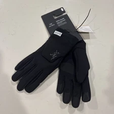 Arc'teryx Venta Gloves Gore Tex Windstopper Black Small BRAND NEW