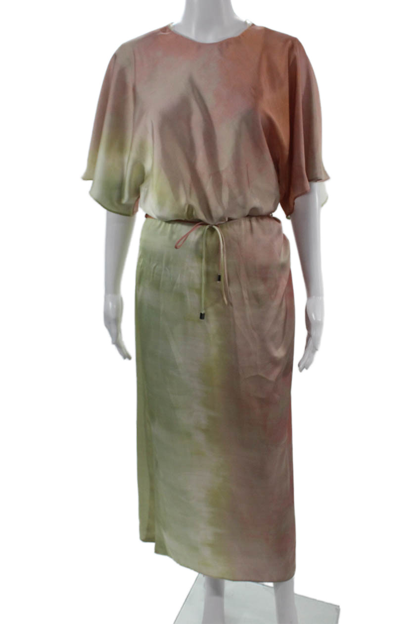 Zara Womens Kaftan Maxi Dress Green Size SFree Shipping in US $100+ Orders | $6.95 Orders Below