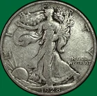1928-S Walking Liberty Half Dollar Very Fine VF Coin #36388
