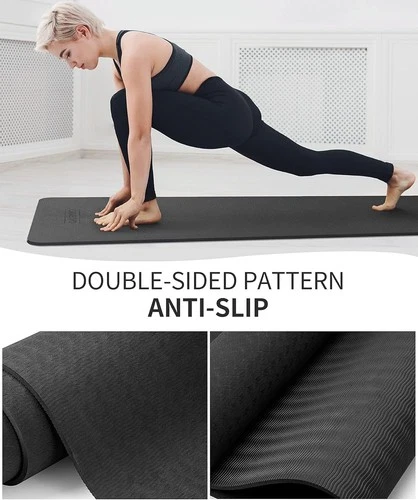 Yogamatte Rutschfest Fitnessmatte Sportmatte Gymnastikmatte Pilates Matte - Bild 4 von 6