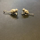MARX 1950's SUPER CIRCUS PLAYSET PERFORMING MONKEY SET OF 6 MONKEYS VINTAGE