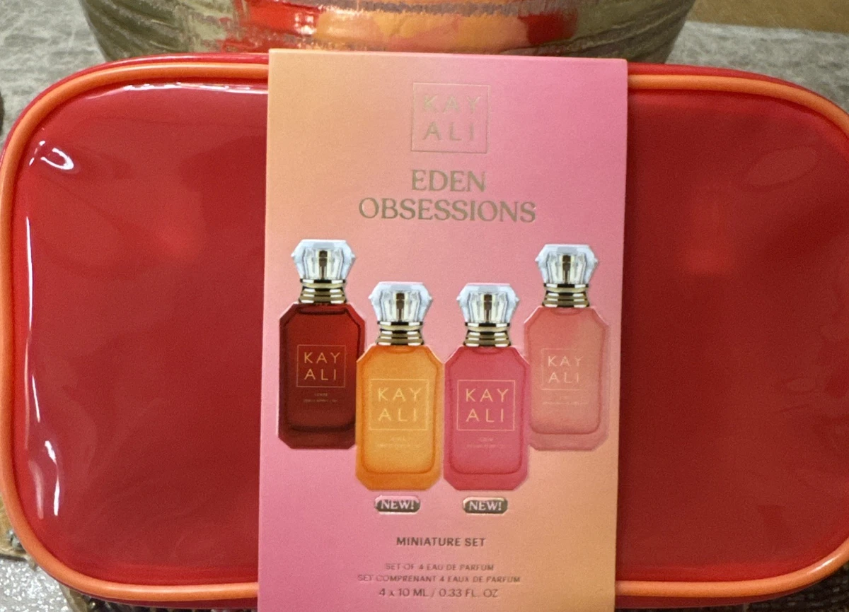 KAYALI Eden Obsessions Mini Set 4x10mL: Apple, Pear, Peach, Lychee