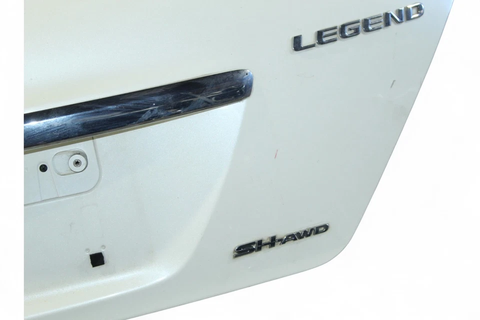 05-08 Honda Legend Acura RL SH-AWD OEM White Rear Trunk Lid JDM J35A Foto 2 de 4