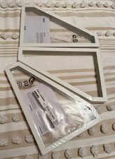 3x Ikea EKBY LERBERG White Metal Shelf Bracket 11" 301.687.24 (Discontinued)