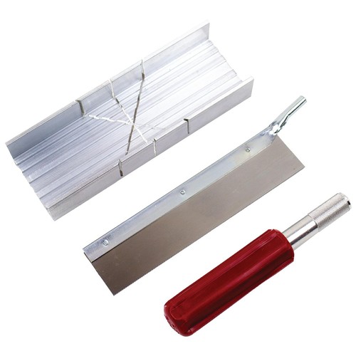 6-Inch Metal Mitre Box Set – Aluminum & Steel Precision Cutting Tool with K5 ...