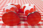 Vintage Santa Plastic Ornament Lollypop Holder Set of 2 — photo 5