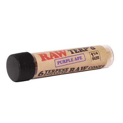 Raw D Kegel 1 1/4 Größe 6 Kegel pro Tube Purple Ape