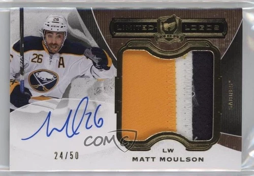 2014-15 Upper Deck The Cup Limited Logos /50 Matt Moulson #LL-MO Auto