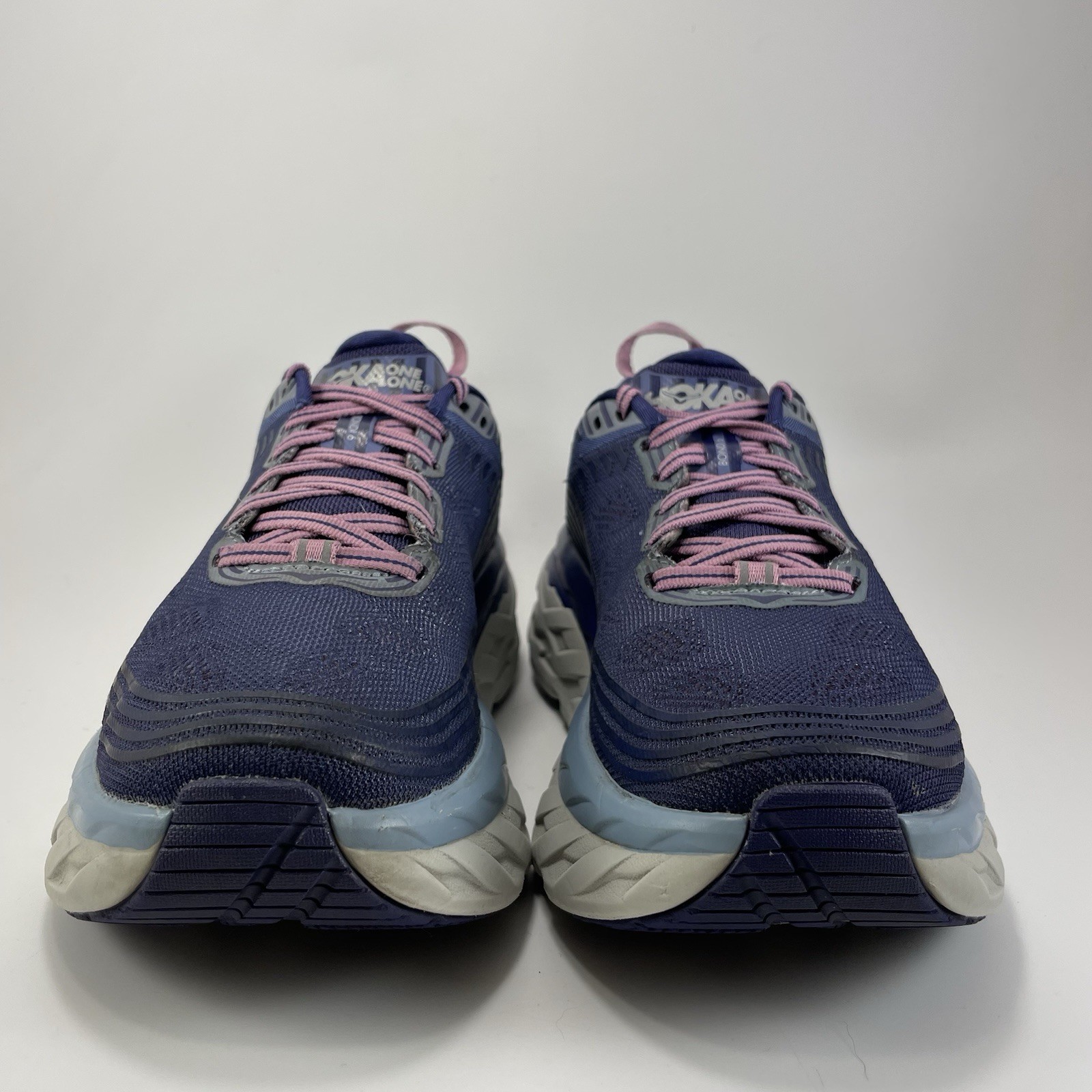 Hoka One One Bondi 6 Running Shoes Womens Size 7 D Marlin/Blue Ribbon Athletic thumbnail 2