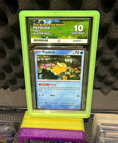ACE Grading 10 2025 Black Star Promo Psyduck #007 70 HP English Graded swirl
