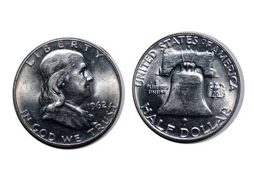 1962 D Silver Franklin Half Dollar - BU uncirculated #125