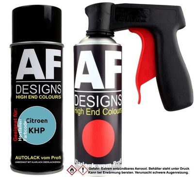 Spraydosen Griff Set für Citroen KHP Bleu Forclaz Nacre Metallic Basislack Klarl