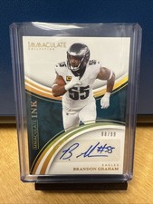 2025 Panini Immaculate Brandon Graham Immaculate Ink Auto /99 Eagles