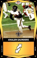 2025 Uno Elite Alternate - Yellow Khalen Saunders New Orleans Saints #151