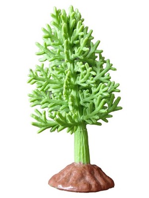 New-Ray Toys Spielzeugbaum Künstliche Pflanze Grün 8cm Deko Modellbau
