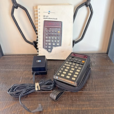 Hewlett Packard HP-45 Calculator Case Adapter Book  FAST FREE PRIORITY SHIPPING