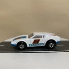 Matchbox Lesney Superfast No. 8 De Tomaso Pantera White/Orange/Blue Base 1:64 NM