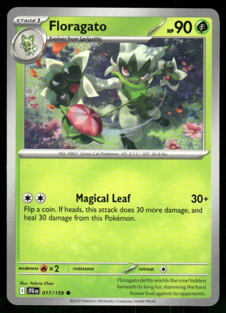 2025 Scarlet & Violet Series - Journey Together Floragato Common #17