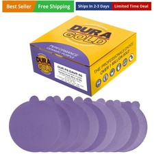 6" PSA Purple Film Ceramic Sanding Discs, 50 Disc Variety Pack, Grits 60, 80,...