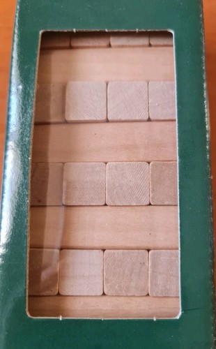 Original Vintage Timber Wood Block Balance Game (Tumble Down) 48 Wood Blocks - Picture 3 of 3
