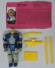 1993 GI JOE ROCK 'N ROLL ROBO-GUNNER V4 ACTION FIGURE/CARD/MISSILE/RIFLE/SHOTGUN