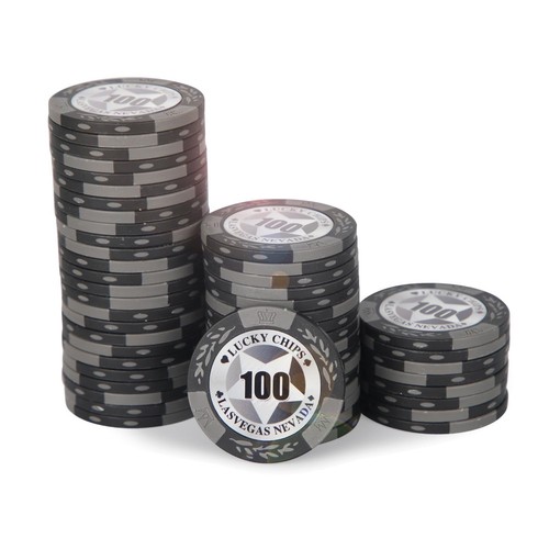 Brybelly – Lot De 50 Jetons De Poker En Argile Composite 14 G – Casino à La Maison