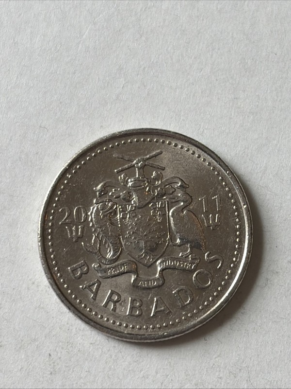 2011 Barbados Coin-25 Cents-Circulated