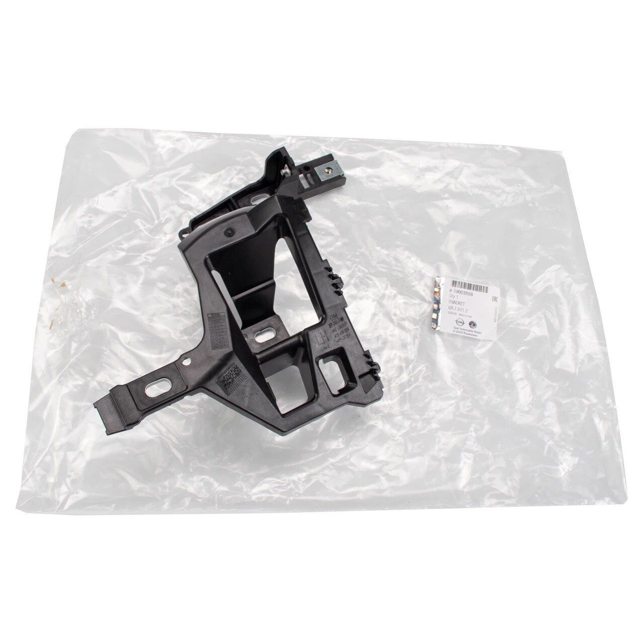 Support pare-choc avant gauche Opel Corsa E 2014-2019 en ABS renforcé antichoc 1406663