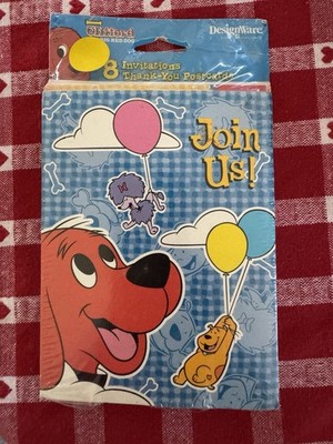 DesignWare Clifford Party Invitations & Thank You Cards with Envelopes