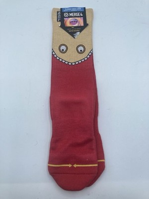Merge4 Classic Crew Large Socks Artist Natas Kaupas Mens Womens NEW WITH TAGS