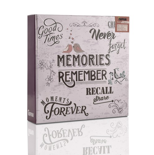 Slip-in Photo Album 6x4" /15x10 cm Holds 200 Photos with Memo Writing -Pack of 2 - Picture 104 of 120