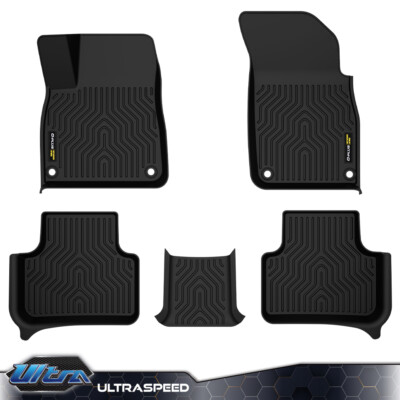 Fit For 2017-2024 2025 Audi Q7 & 2019-2024 Audi Q8 TPE Floor Mats All Weather