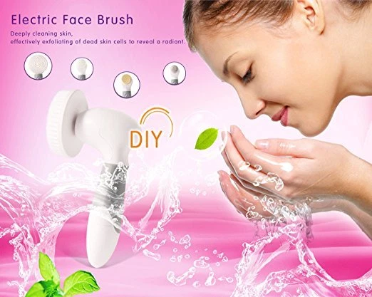 Cepillo limpiador de piel facial y corporal. Limpieza profunda, microdermabrasión exfoliante Foto 3 de 4