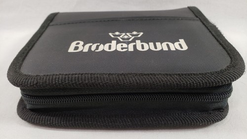 Broderbund Floppy Disk Case 3.5 5.25 inch Wallet sleeve vintage Carrying disks - Photo 6/12