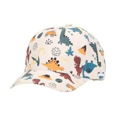 Kids Cartoon Animal UV Protection Duckbill Cap, Dinosaur Prints Baseball Hat