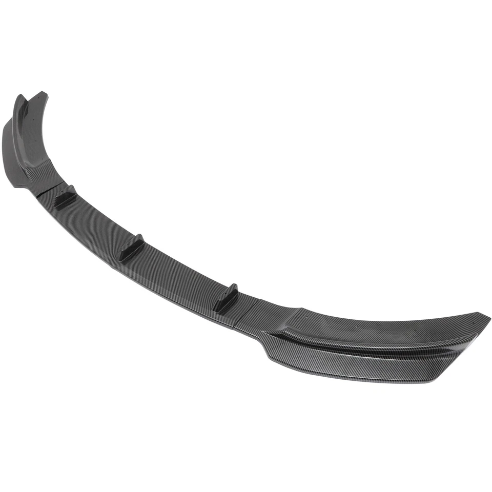 Black Carbon Front Bumper Lip Chin Spoiler For 2014-2020 BMW 420i Gran Coupe - Image 3 of 4