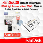 Sandisk Karta micro SD 128 GB Wysoka wytrzymałość z adapterem Pamięć flash Telefon Wideo