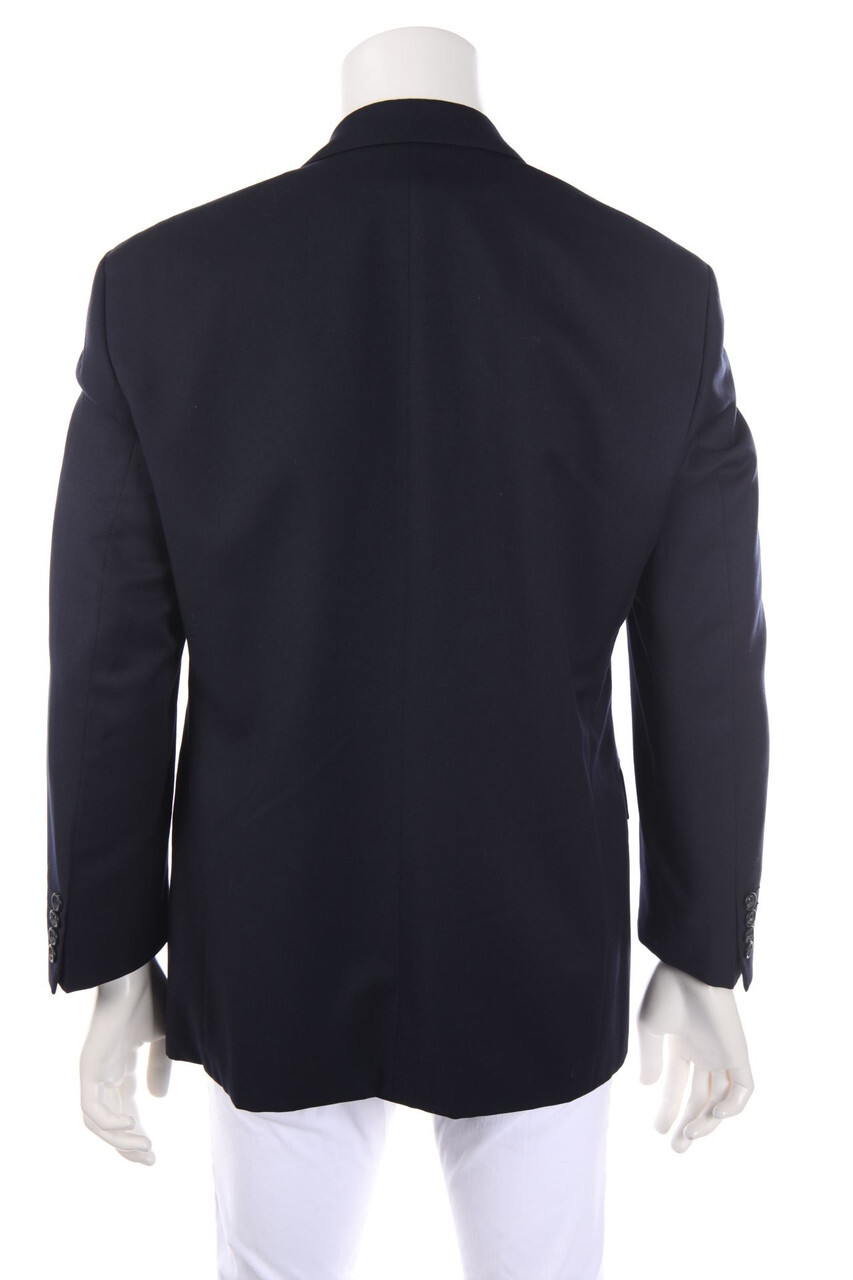 Blazer lana vergine Yves Saint Laurent 24 = 48 blu scuro