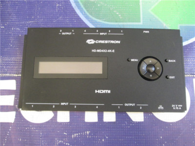 Crestron HD-MD4X2-4K-E HDMI; 1RU Rack Mounted Switcher