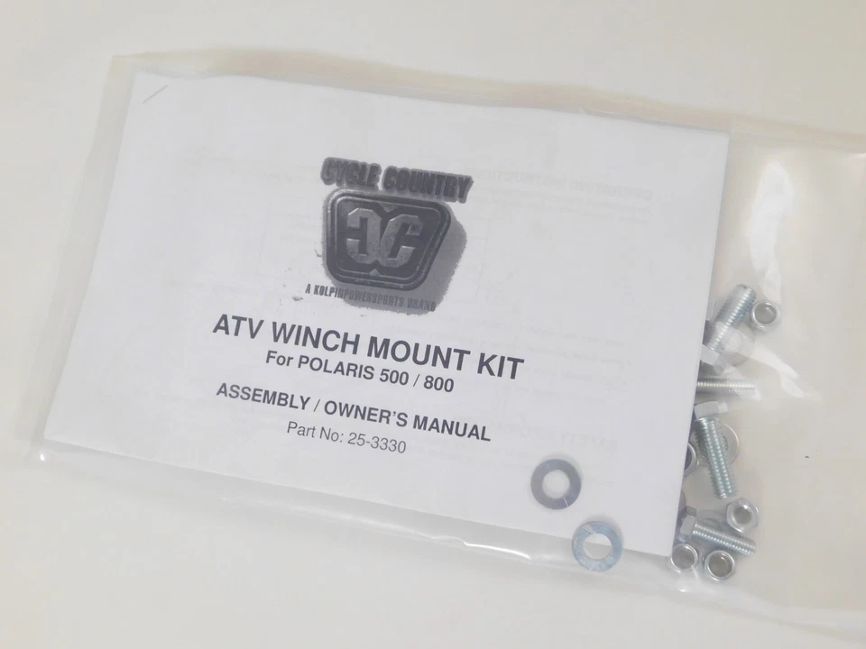 Cycle Country Kolpin ATV Winch Mount Kit For Polaris 500/800 PN #25-3330 - Image 2 of 4