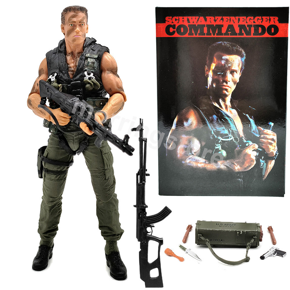ミリタリー NECA COMMANDO ULTIMATE JOHN MATRIX NECA Commando Scale 30th Anniversary Ultimate John Matrix Action