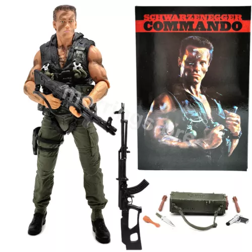 NECA Ultimate Commando John Matrix Arnold Schwarzenegger 18cm Actionfigur Modell - Bild 4 von 19