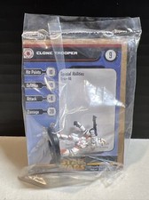 NEW Star Wars Miniatures - Clone Trooper 8/60 - PROMO - Card Sealed Bag Bagged
