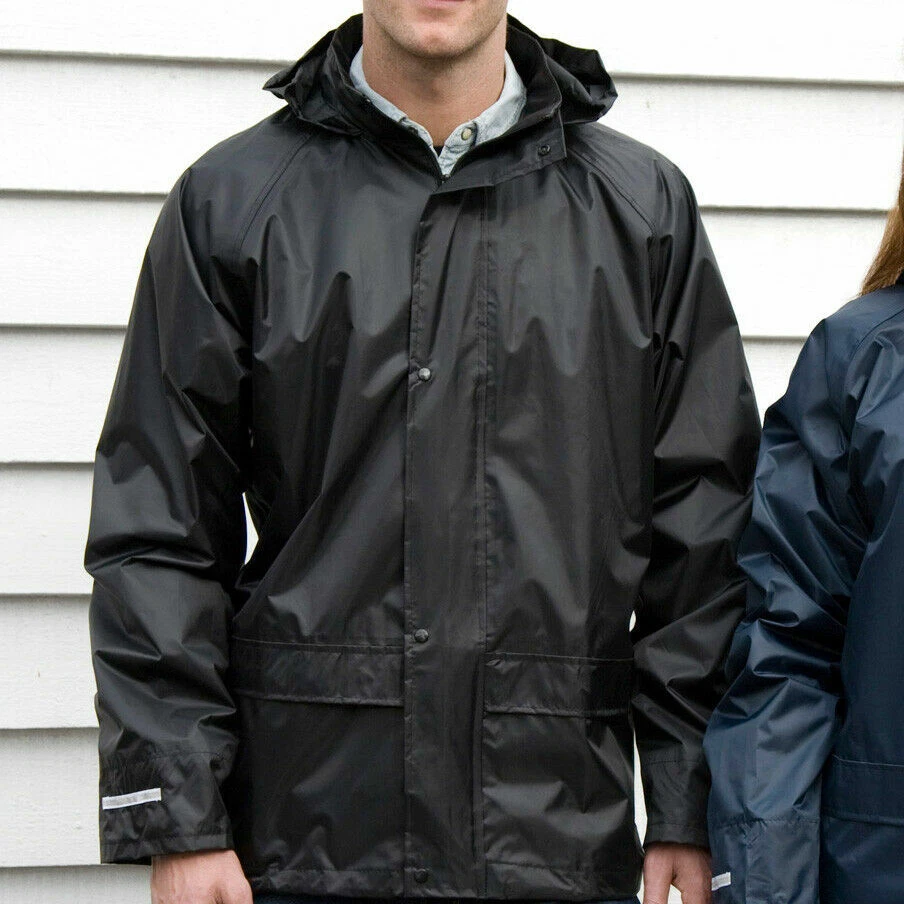 Snap on rain best sale jacket