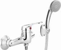 "Duscharmatur Mit Duschset Einhebelmischer Brause Armatur Brauseabgang 1/2\" Chrom"