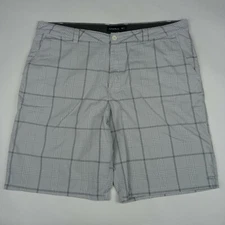 O'NEILL Chino Style Shorts w/ Pockets Men's Size 40 Casual White Gray