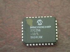 27C256-12/L by Microchip, EEPROM,  PLCC-32 Pkg
