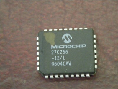 27C256-12/L by Microchip, EEPROM,  PLCC-32 Pkg