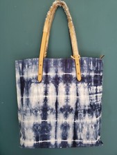 Tie And Dye Tote  Cotton Fabric Handbag Women